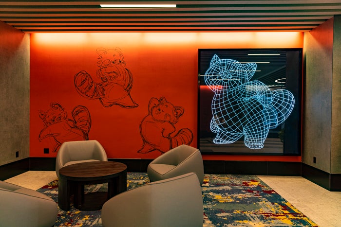 pixar themed guest room coming to pixar place hotel at disneyland resort Disney Pixar Disneyland lobby