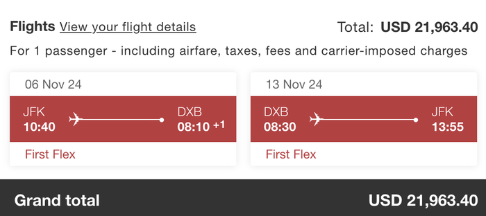 EK first flight JFK DXB 1 EK first flight JFK DXB 1