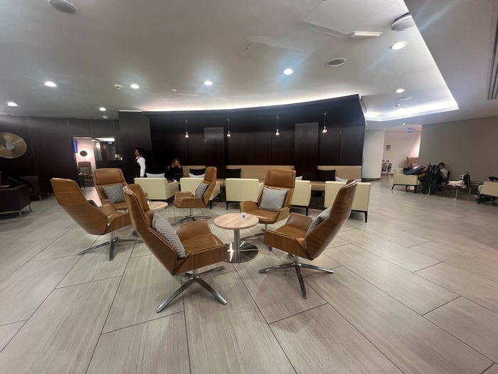 Etihad LHR Lounge Seating