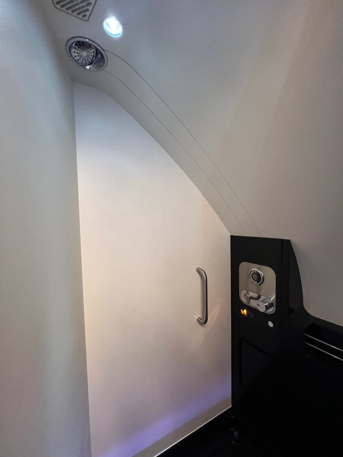 Etihad first class apartment shower