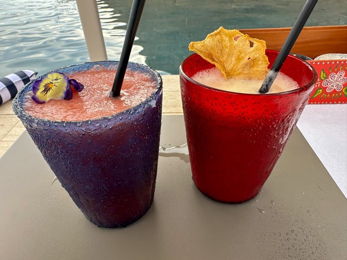 Four Seaasons Tamarindo Pool and Beach Club margaritas