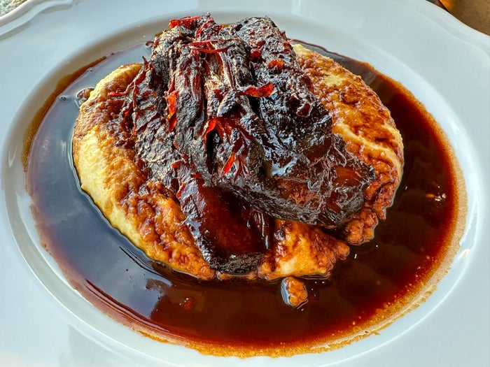 Four Seasons Tamarindo Coyul braised short rib and polenta