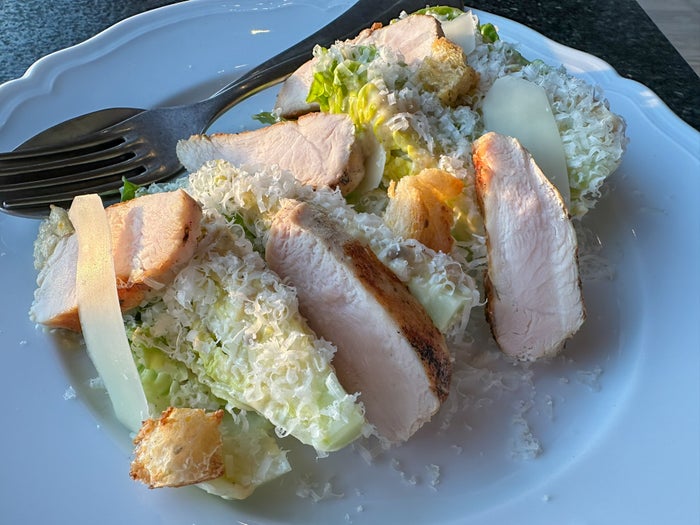 Four Seasons Tamarindo Coyul chicken caesar salad