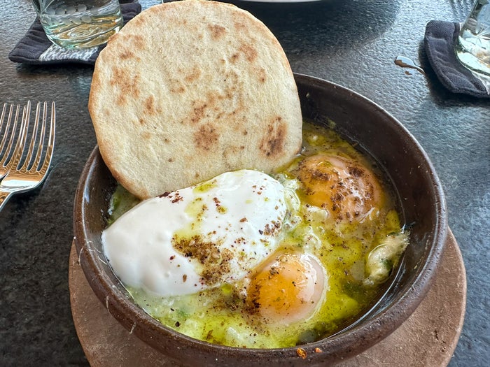 Four Seasons Tamarindo Coyul clay pot eggs