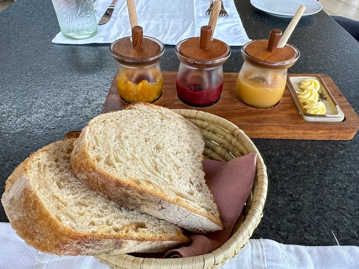 Four Seasons Tamarindo Coyul complimentary breakfast sourdough
