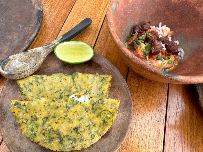 Four Seasons Tamarindo Nacho Taqueria taco de cazuela