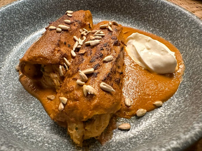 Four Seasons Tamarindo Sal lobster enchiladas