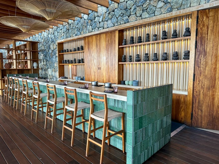 Four Seasons Tamarindo Sal open concept meal prep bar
