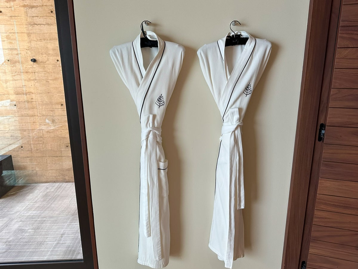 Four Seasons Tamarindo Suite bathrobes