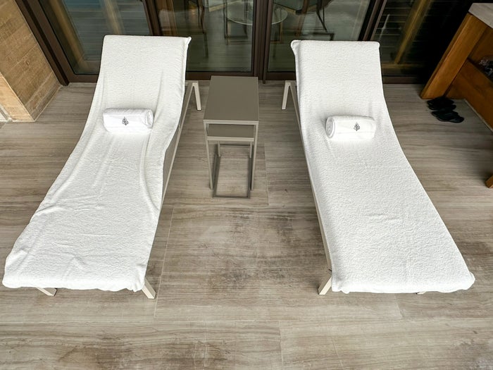 Four Seasons Tamarindo Suite sun loungers