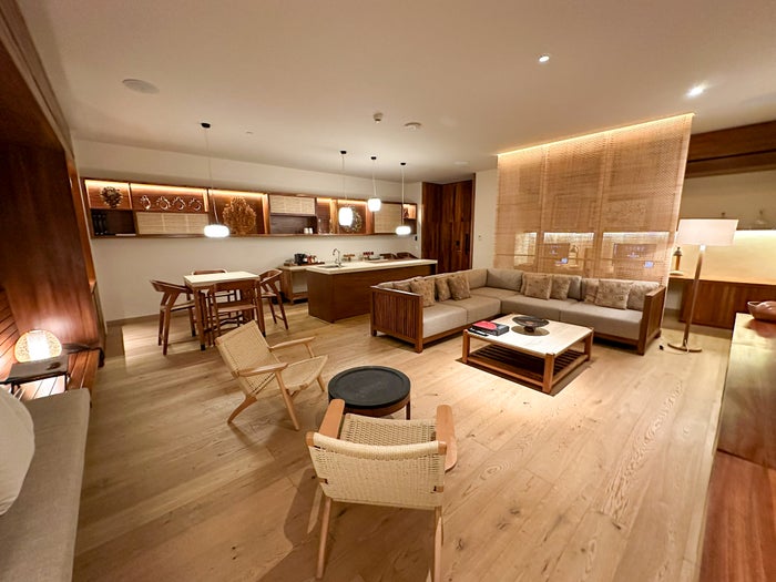 Four Seasons Tamarindo departure lounge seating