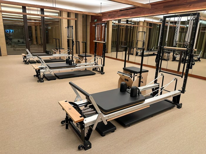 Four Seasons Tamarindo fitness center Pilates reformers