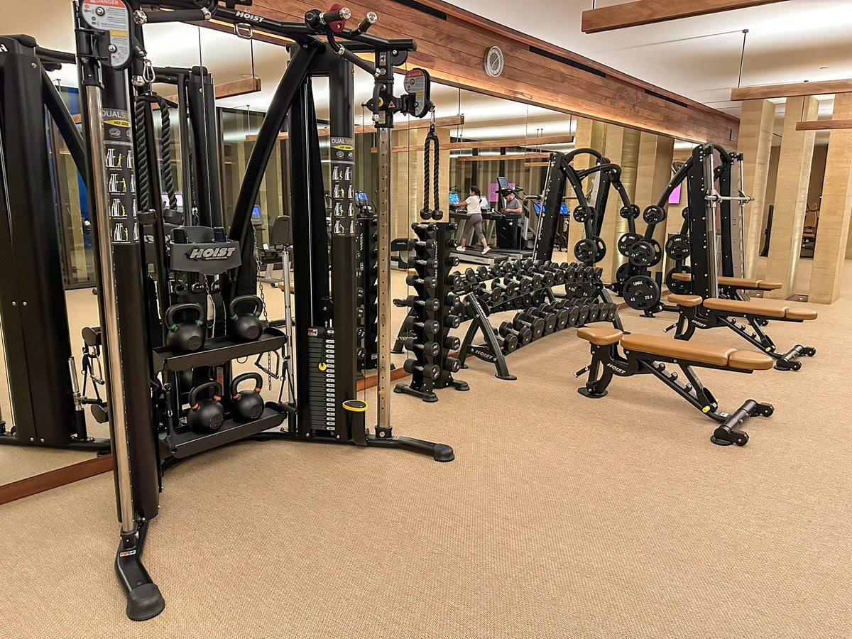 Four Seasons Tamarindo fitness center multi gym machine