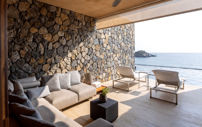 Four Seasons Tamarindo private cabanas view