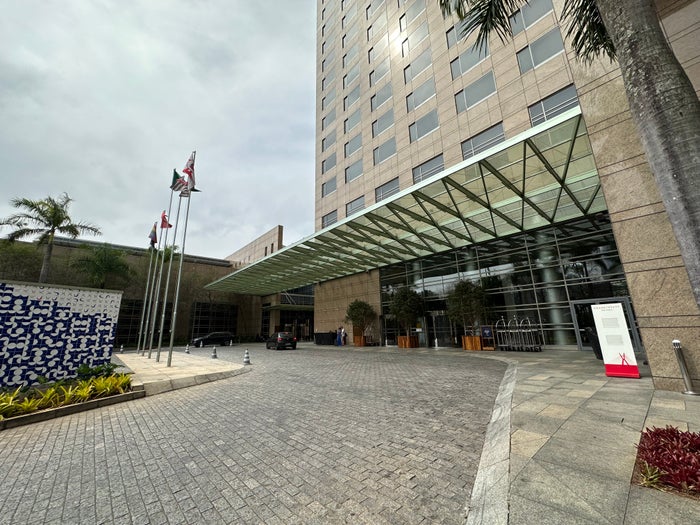Grand Hyatt Sao Paulo driveway Grand Hyatt Sao Paulo driveway