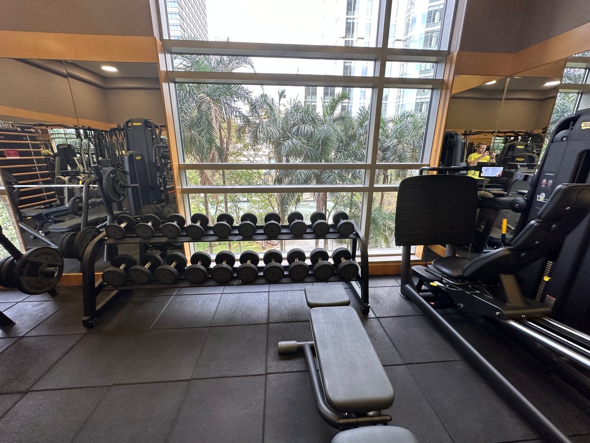 Grand Hyatt Sao Paulo free weights gym