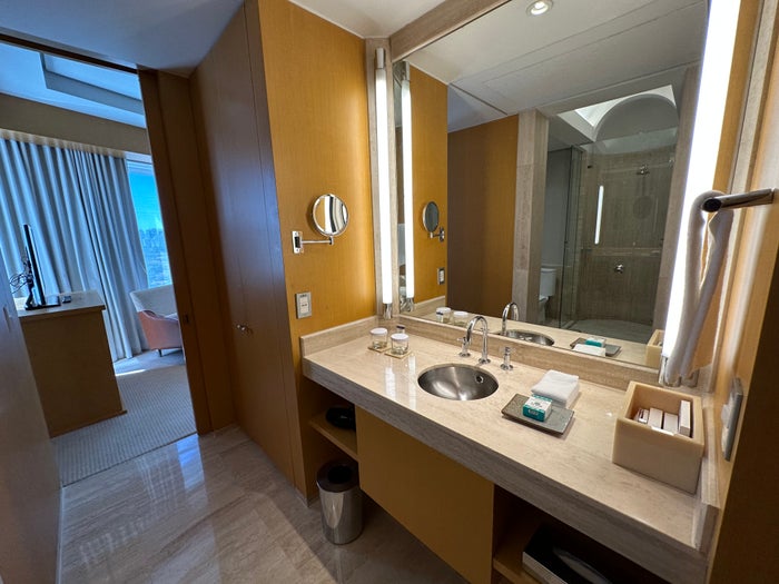 Grand Hyatt Sao Paulo suite bathroom sink Grand Hyatt Sao Paulo suite bathroom sink
