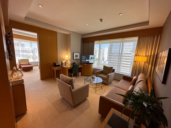Grand Hyatt Sao Paulo suite living room Grand Hyatt Sao Paulo suite living room