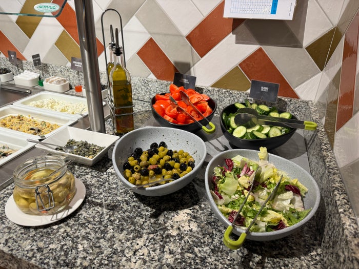 Hampton by Hilton Gdansk Old Town breakfast salads Hampton by Hilton Gdansk Old Town breakfast salads