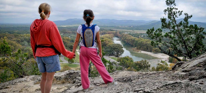 Hiking Garner State Park