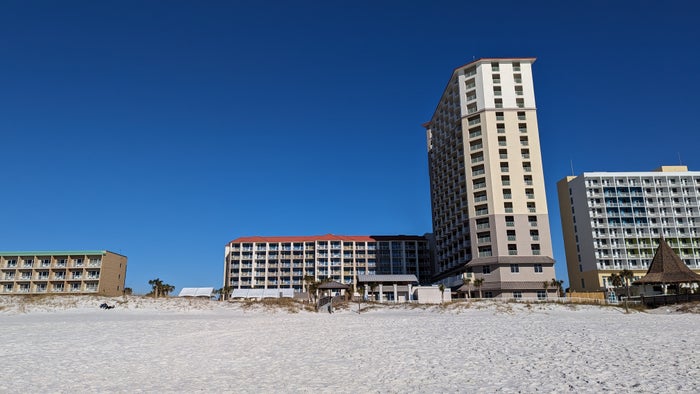 Hilton Pensacola Beach amenities beach hotel view Hilton Pensacola Beach amenities beach hotel view