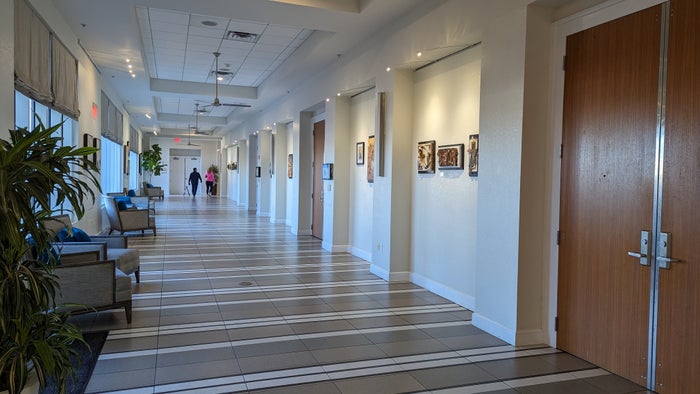 Hilton Pensacola Beach amenities conference center hallway Hilton Pensacola Beach amenities conference center hallway