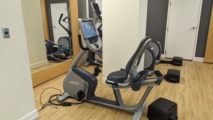 Hilton Pensacola Beach amenities fitness center bike Hilton Pensacola Beach amenities fitness center bike