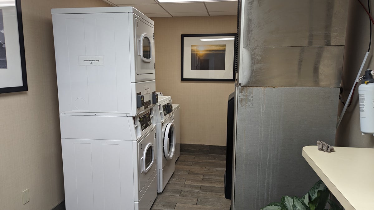 Hilton Pensacola Beach amenities laundry room washers