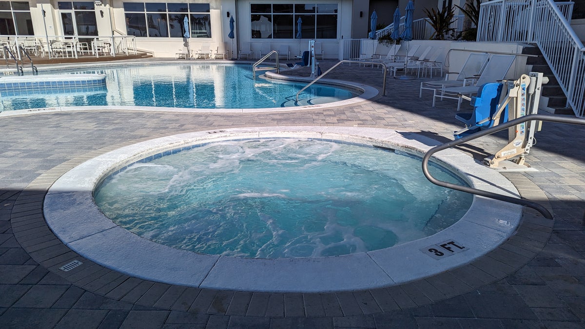 Hilton Pensacola Beach amenities pool hot tub