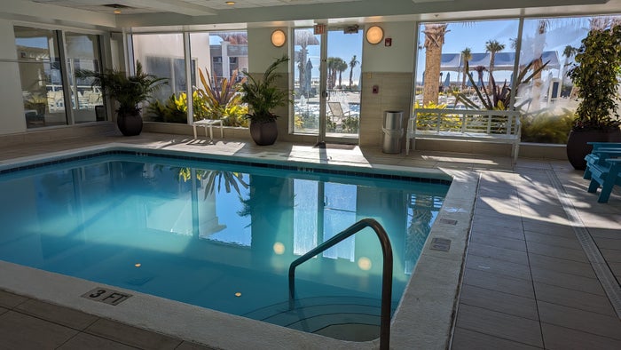 Hilton Pensacola Beach amenities pool indoor pool Hilton Pensacola Beach amenities pool indoor pool