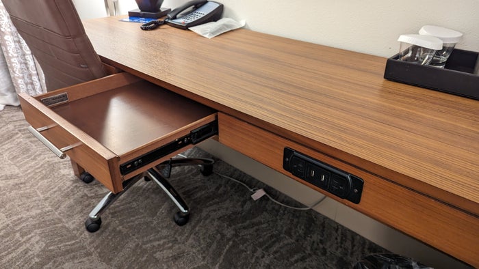 Hilton Pensacola Beach guestroom desk drawer and outlet Hilton Pensacola Beach guestroom desk drawer and outlet