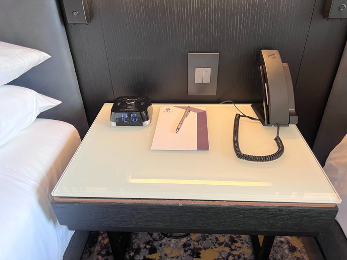 Hyatt Regency Chicago nightstand