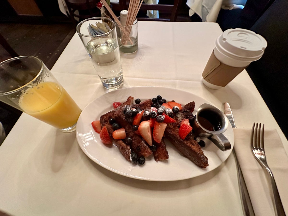 French toast breakfast at Felice