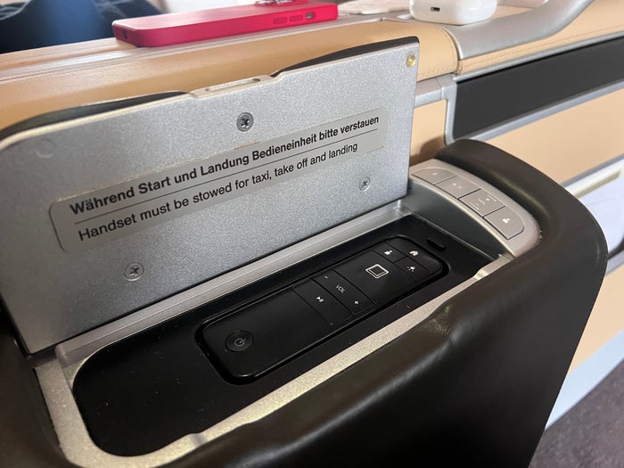 LH F A346 IFE remote stored LH F A346 IFE remote stored