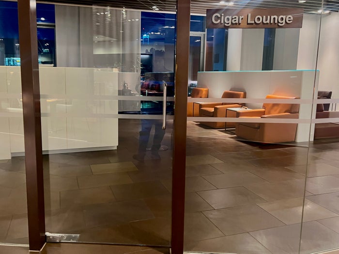 LH first class terminal Cigar lounge LH first class terminal Cigar lounge