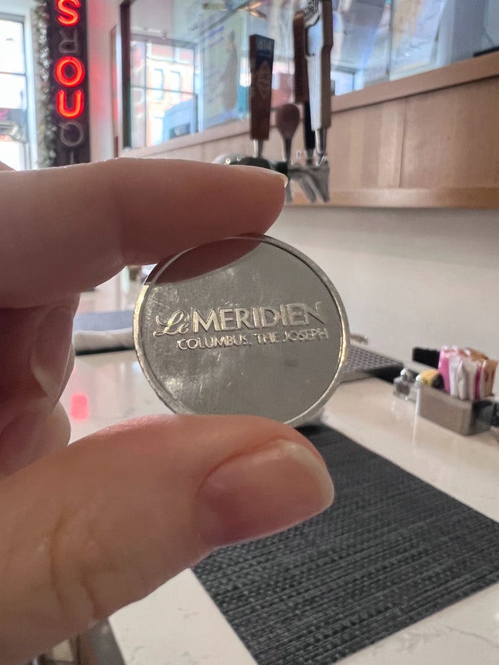Le Meridien Columbus The Joseph free coffee token Le Meridien Columbus The Joseph free coffee token