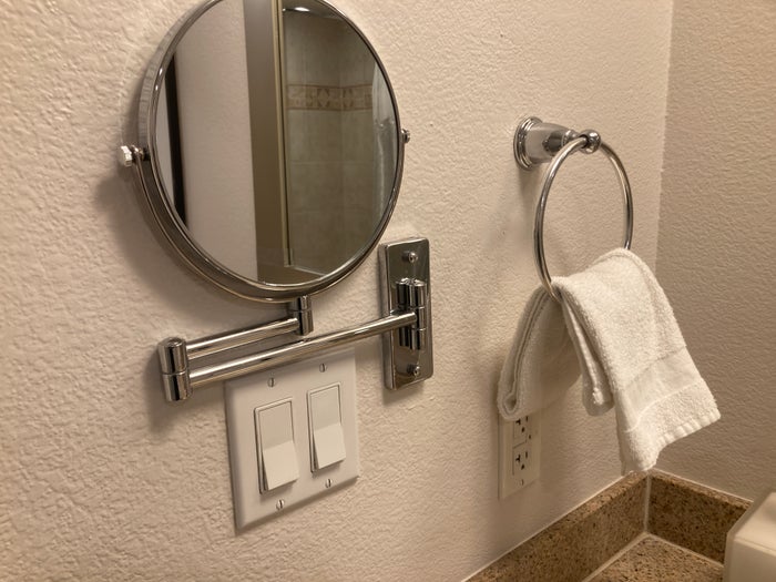 Marriotts Grand Chateau Las Vegas 2BR Villa 2nd bathroom makeup mirror Marriotts Grand Chateau Las Vegas 2BR Villa 2nd bathroom makeup mirror