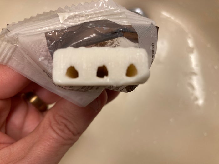 Marriotts Grand Chateau Las Vegas 2BR Villa 2nd bathroom soap with holes Marriotts Grand Chateau Las Vegas 2BR Villa 2nd bathroom soap with holes