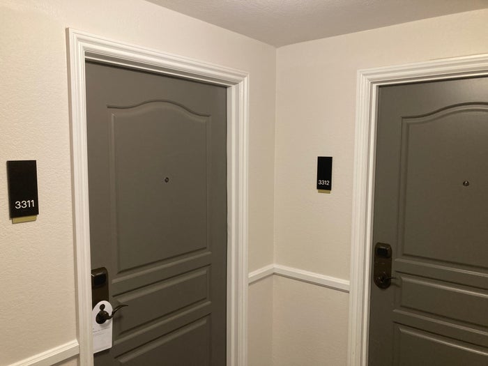 Marriotts Grand Chateau Las Vegas 2BR Villa door to room Marriotts Grand Chateau Las Vegas 2BR Villa door to room