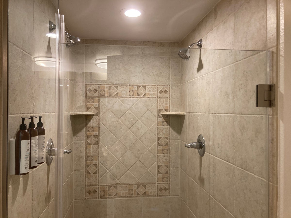 Marriotts Grand Chateau Las Vegas 2BR Villa master bathroom shower