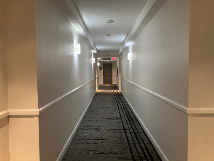 Marriotts Grand Chateau Las Vegas guest floor hallway Marriotts Grand Chateau Las Vegas guest floor hallway
