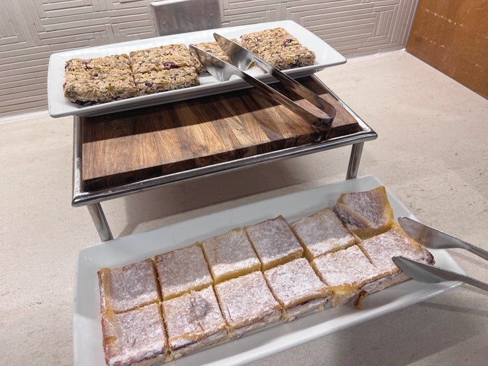 Regency Club snacks at Hyatt Regency Chicago