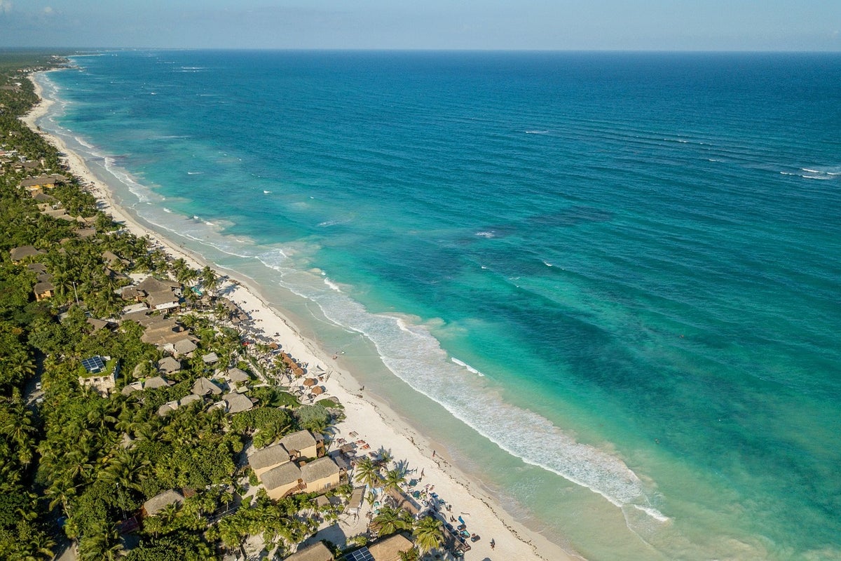Riviera Maya coastline