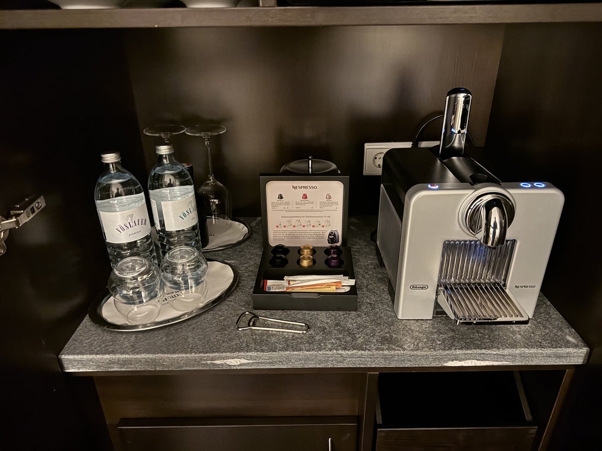 Sheraton Water and Coffee in Suite 