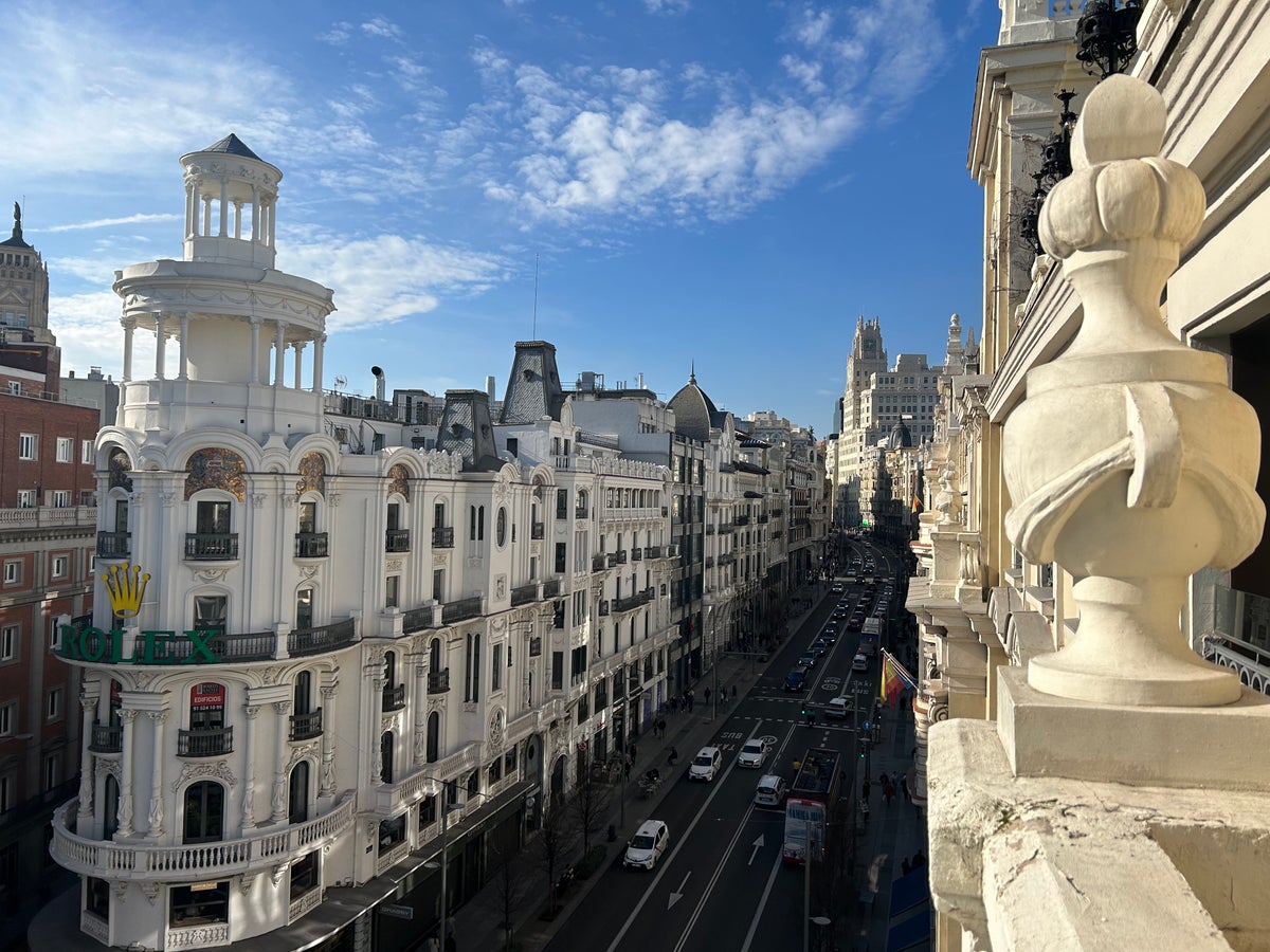 The Principal Madrid Hotel Gran Via view