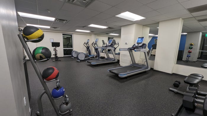 The Troubadour Hotel New Orleans amenities fitness center treadmills The Troubadour Hotel New Orleans amenities fitness center treadmills
