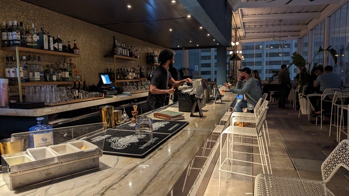 The Troubadour Hotel New Orleans food and beverage Ingenue rooftop bar The Troubadour Hotel New Orleans food and beverage Ingenue rooftop bar