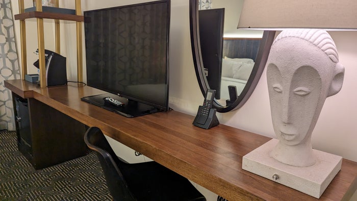 The Troubadour Hotel New Orleans guestroom desk The Troubadour Hotel New Orleans guestroom desk