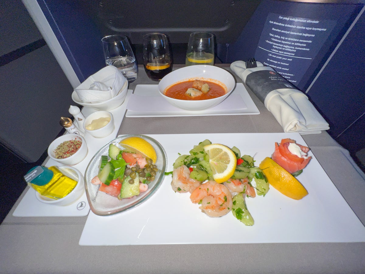 Turkish J A350 2024 appetizers