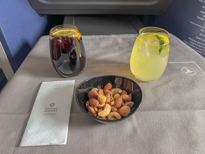 Turkish J A350 2024 welcome snacks Turkish J A350 2024 welcome snacks
